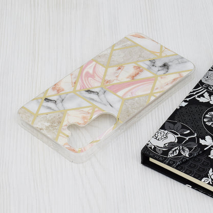 Funda para Samsung Galaxy S24+ S926, Techsuit, Marble, Rosa