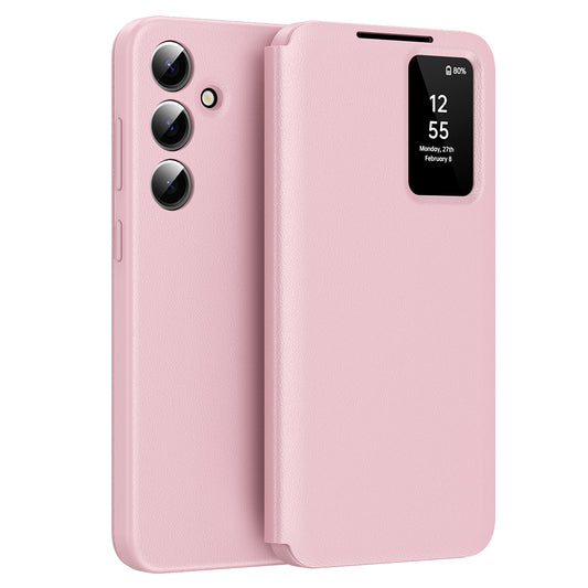 Funda para Samsung Galaxy S24+ S926, Techsuit, SmartView, Rosa