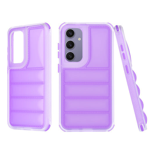 Funda para Samsung Galaxy S24+ S926, Techsuit, Wave Shield, Morado