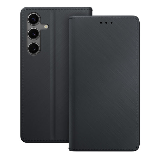 Funda para Samsung Galaxy S24 S921, 3MK, Cartera, Negra