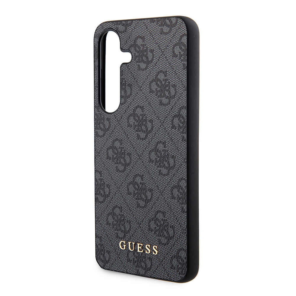 Funda para Samsung Galaxy S24 S921, Guess, 4G Metal Gold Logo, Negra