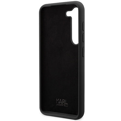 Funda para Samsung Galaxy S24 S921, Karl Lagerfeld, Silicone Choupette NFT, Negra
