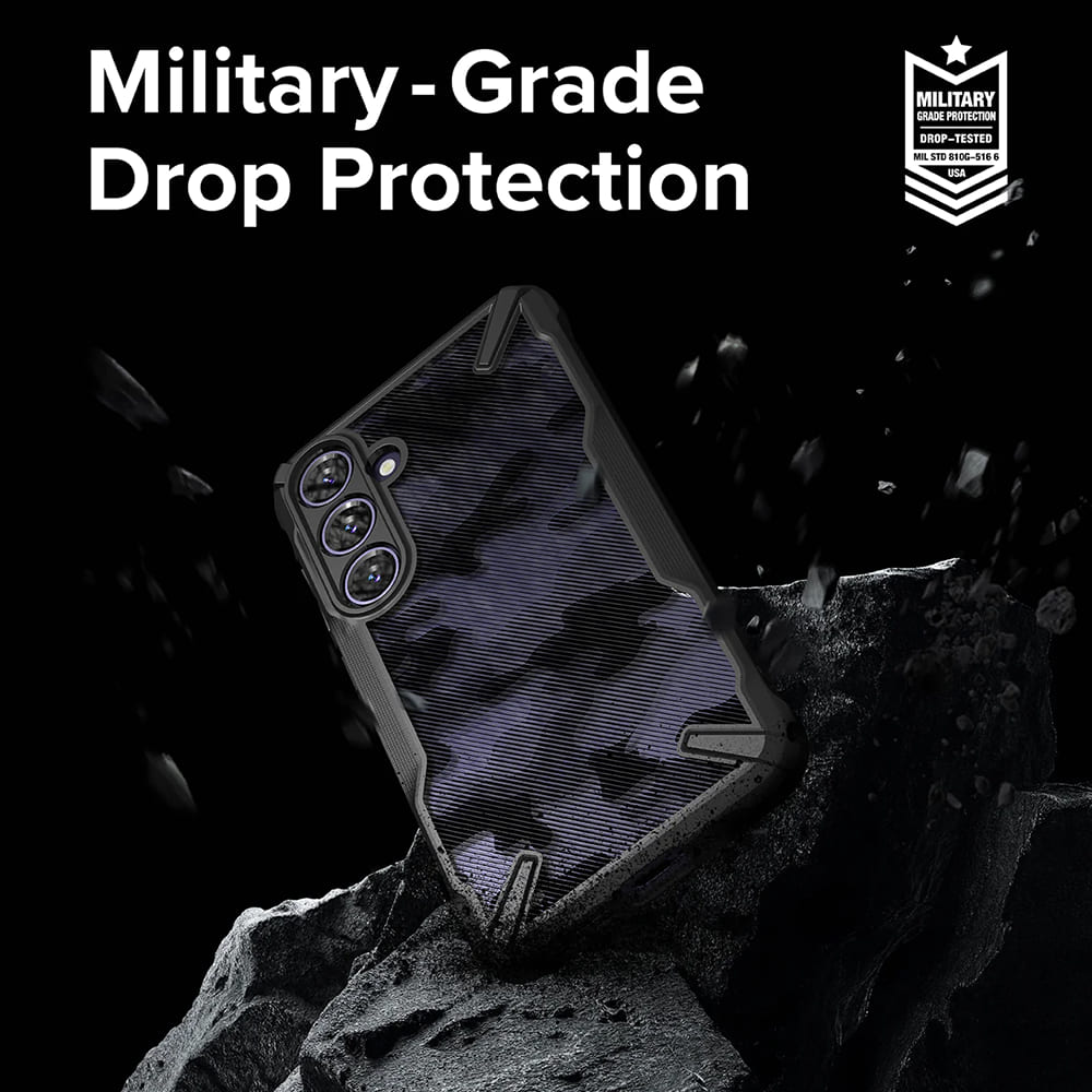 Funda para Samsung Galaxy S24 S921, Ringke, Fusion X, Negra