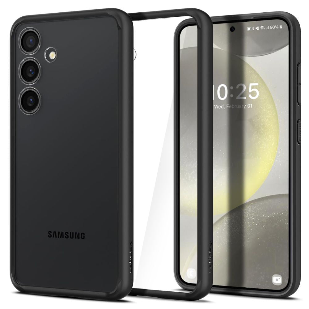 Funda para Samsung Galaxy S24 S921, Spigen, Ultra Hybrid, Negra Mate ACS07352
