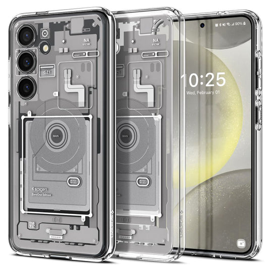 Funda para Samsung Galaxy S24 S921, Spigen, Ultra Hybrid Zero One, Blanca