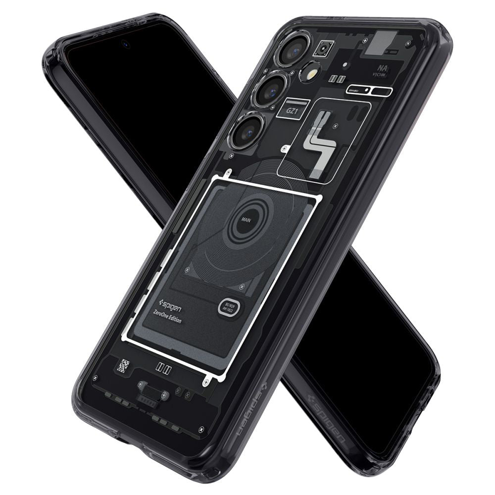 Funda para Samsung Galaxy S24 S921, Spigen, Ultra Hybrid Zero One, Negra Mate ACS07350