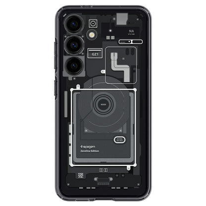 Funda para Samsung Galaxy S24 S921, Spigen, Ultra Hybrid Zero One, Negra Mate ACS07350