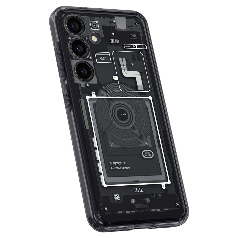 Funda para Samsung Galaxy S24 S921, Spigen, Ultra Hybrid Zero One, Negra Mate ACS07350