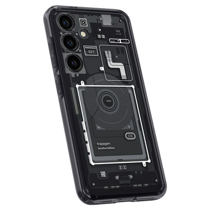 Funda para Samsung Galaxy S24 S921, Spigen, Ultra Hybrid Zero One, Negra Mate ACS07350