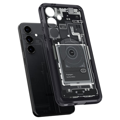 Funda para Samsung Galaxy S24 S921, Spigen, Ultra Hybrid Zero One, Negra Mate ACS07350