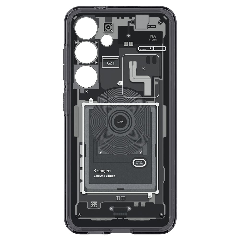 Funda para Samsung Galaxy S24 S921, Spigen, Ultra Hybrid Zero One, Negra Mate ACS07350