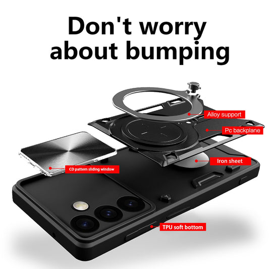 Funda para Samsung Galaxy S24 S921, Techsuit, CamGuard Pro, Negra
