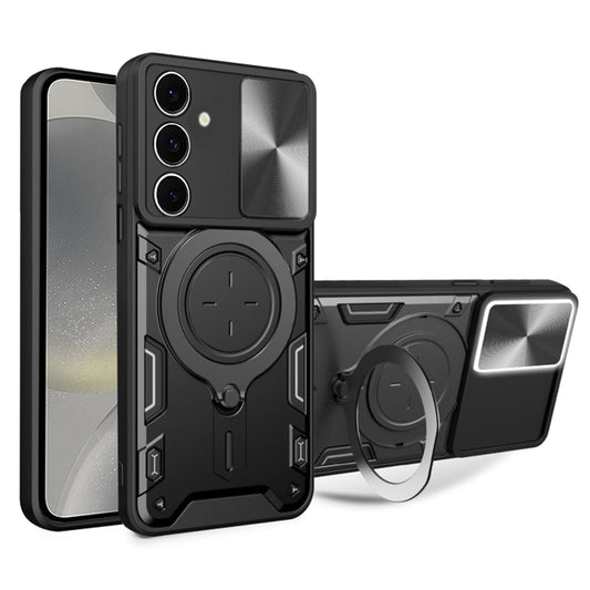Funda para Samsung Galaxy S24 S921, Techsuit, CamGuard Pro, Negra