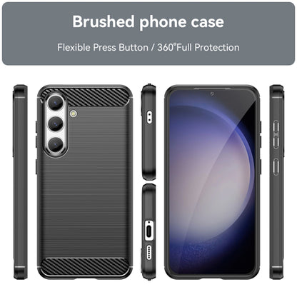 Funda para Samsung Galaxy S24 S921, Techsuit, Carbono, Negra