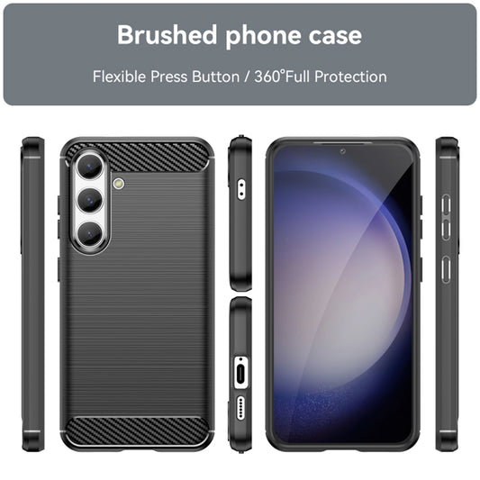 Funda para Samsung Galaxy S24 S921, Techsuit, Carbono, Negra
