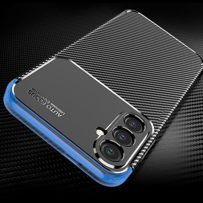Funda para Samsung Galaxy S24 S921, Techsuit, Fibra de Carbon, Negra