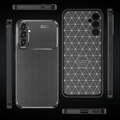 Funda para Samsung Galaxy S24 S921, Techsuit, Fibra de Carbon, Negra