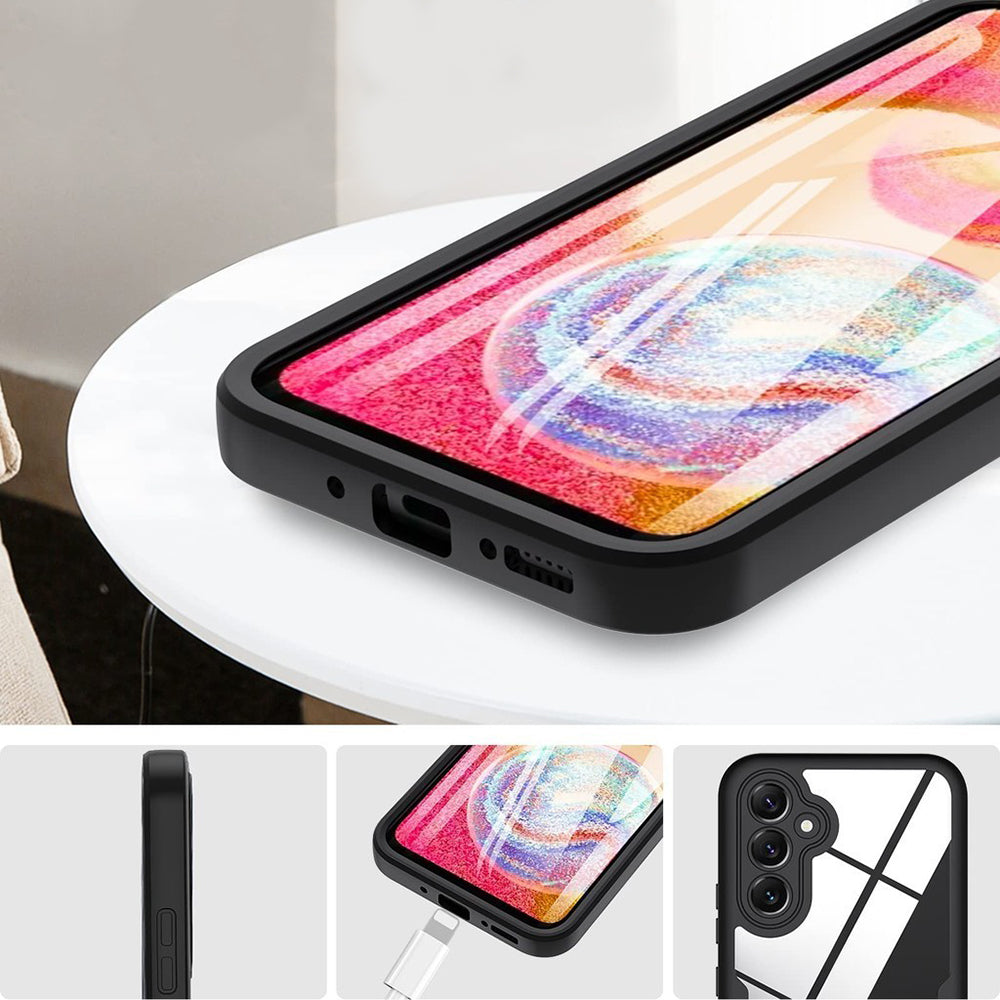 Funda para Samsung Galaxy S24 S921, Techsuit, ColorVerse 360, Negra