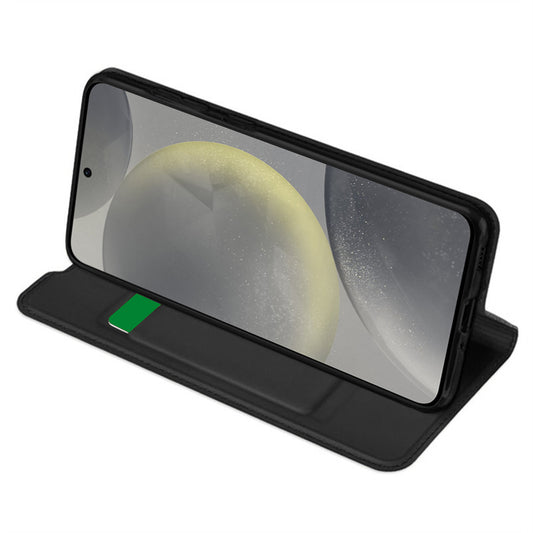 Funda para Samsung Galaxy S24 S921, Techsuit, Magskin Book, Negra