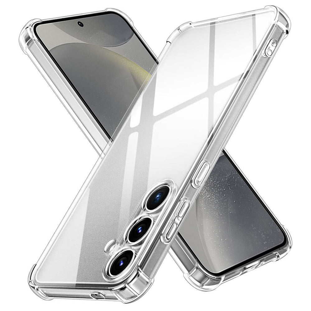 Funda para Samsung Galaxy S24 S921, Techsuit, Antigolpes Transparente, Transparente
