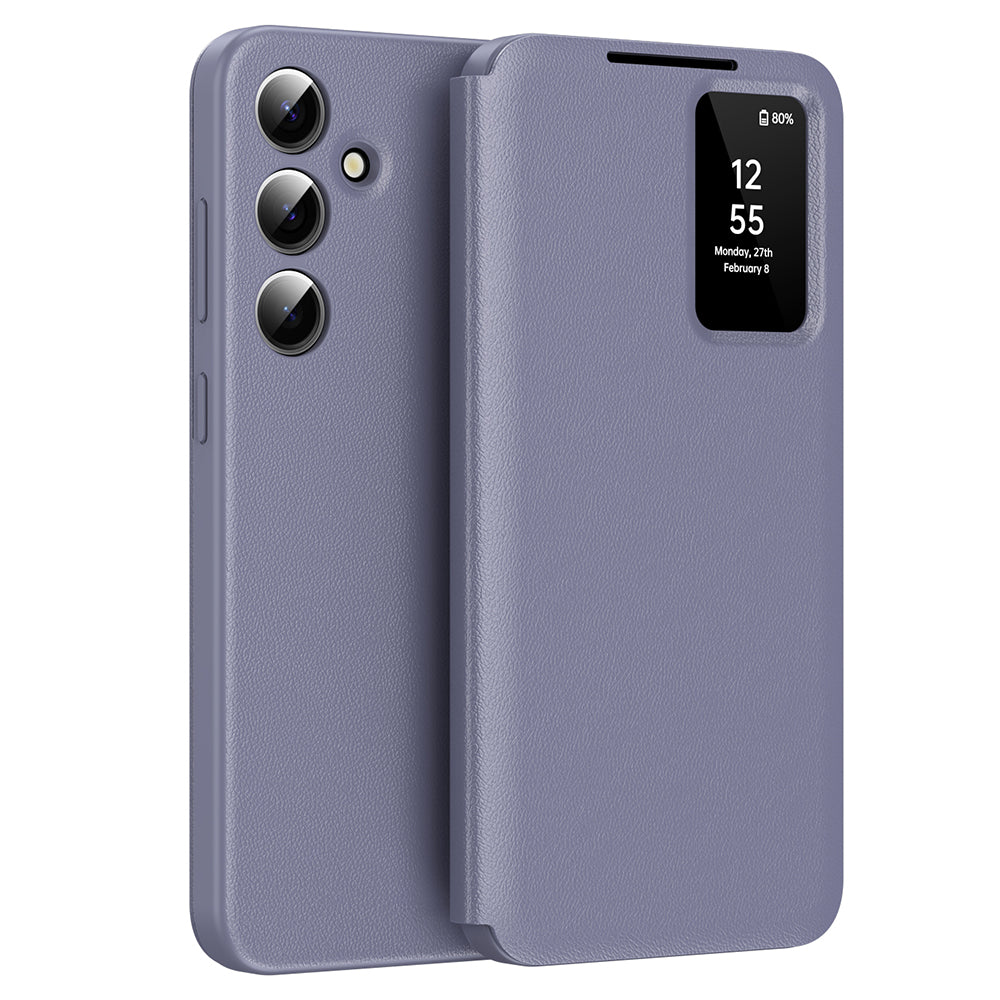 Funda para Samsung Galaxy S24 S921, Techsuit, SmartView, Morado