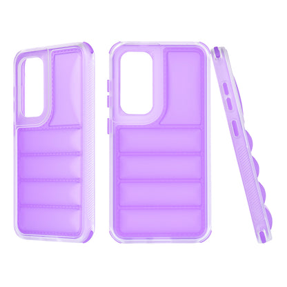 Funda para Samsung Galaxy S24 S921, Techsuit, Wave Shield, Morado
