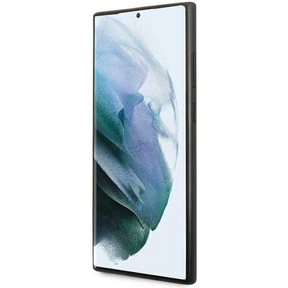 Funda para Samsung Galaxy S24 Ultra S928, Guess, 4G Metal Gold Logo, Negra