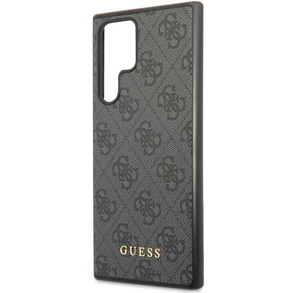 Funda para Samsung Galaxy S24 Ultra S928, Guess, 4G Metal Gold Logo, Negra