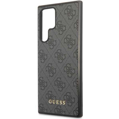 Funda para Samsung Galaxy S24 Ultra S928, Guess, 4G Metal Gold Logo, Negra