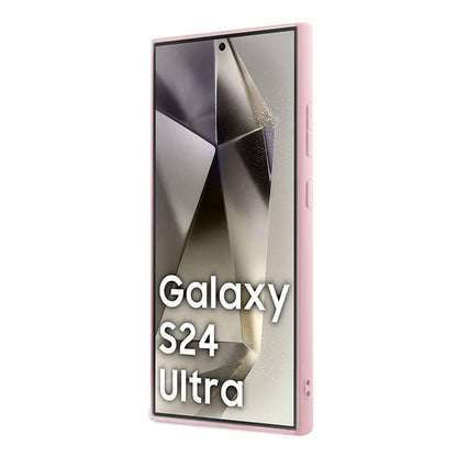 Funda para Samsung Galaxy S24 Ultra S928, Guess, Glitter Script, Dorada