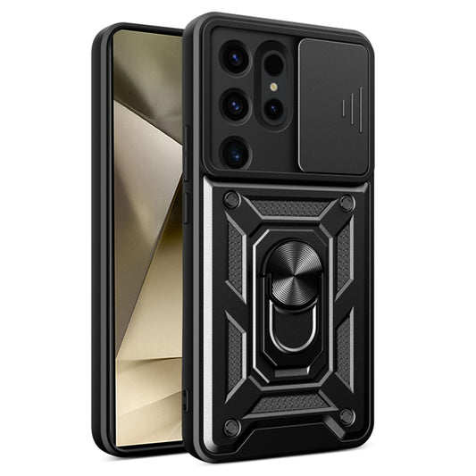 Funda para Samsung Galaxy S24 Ultra S928, Techsuit, CamShield, Negra
