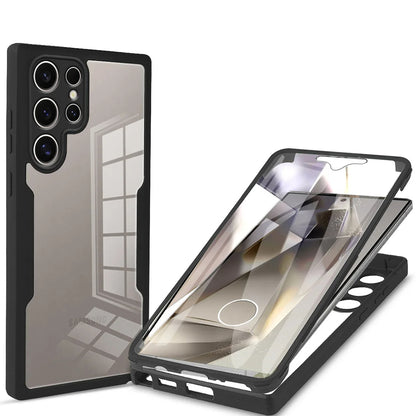 Funda para Samsung Galaxy S24 Ultra S928, Techsuit, ColorVerse 360, Negra