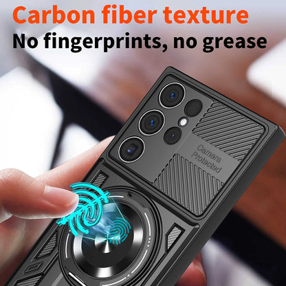 Funda para Samsung Galaxy S24 Ultra S928, Techsuit, RuggedCam, Negra