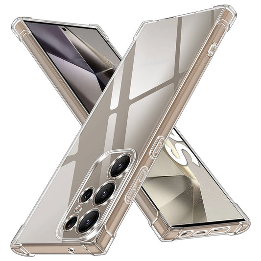 Funda para Samsung Galaxy S24 Ultra S928, Techsuit, Antigolpes Transparente, Transparente