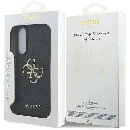 Funda para Samsung Galaxy S25 Edge S937, Guess, Big 4G Logo Classic, Negra