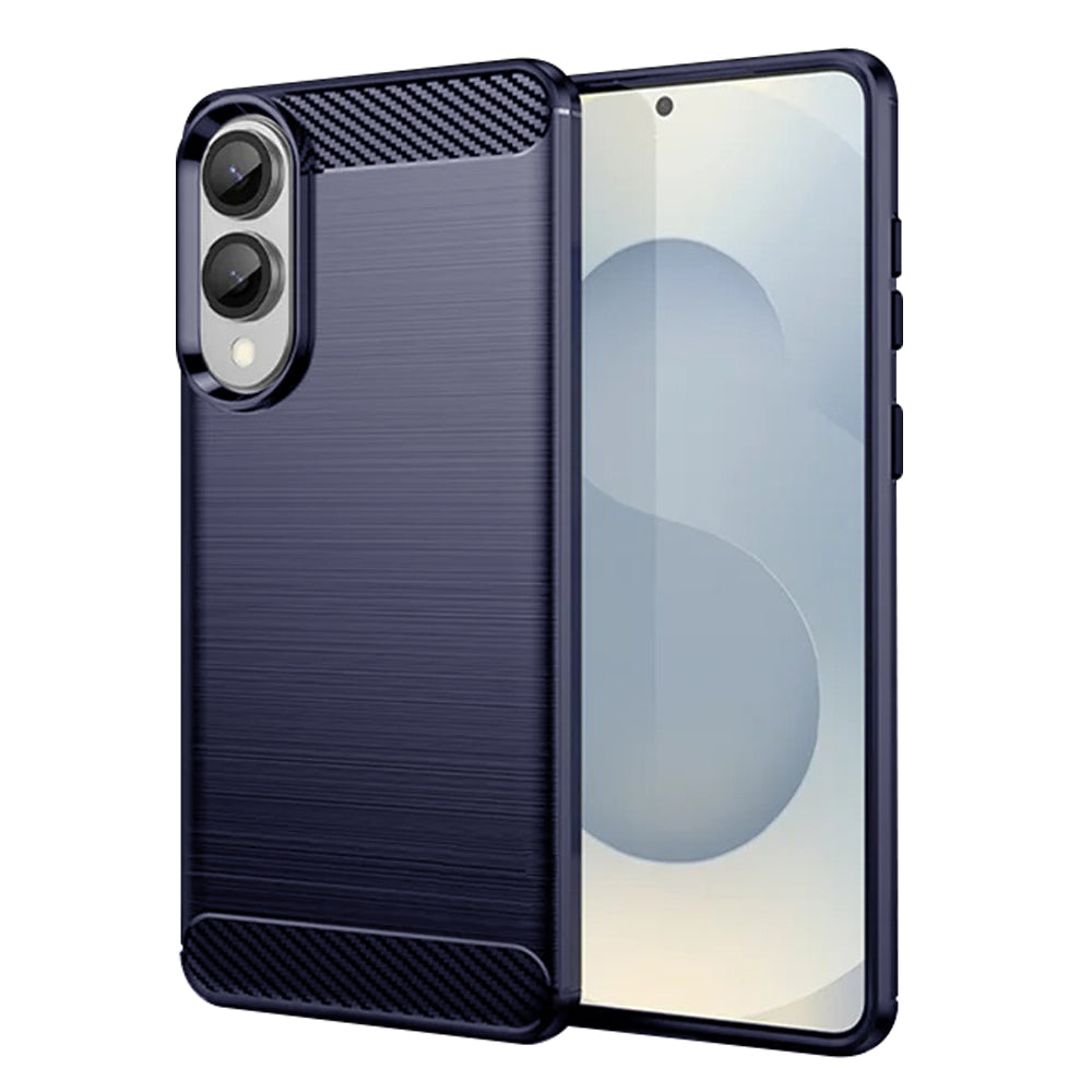 Funda para Samsung Galaxy S25 Edge S937, Techsuit, Carbono, Azul