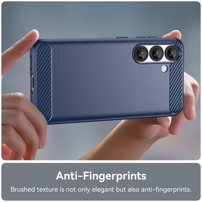 Funda para Samsung Galaxy S25 Edge S937, Techsuit, Carbono, Azul