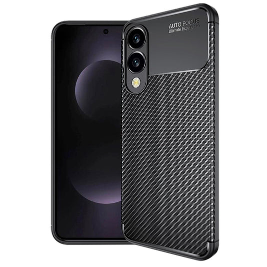 Funda para Samsung Galaxy S25 Edge S937, Techsuit, Fibra de Carbon, Negra