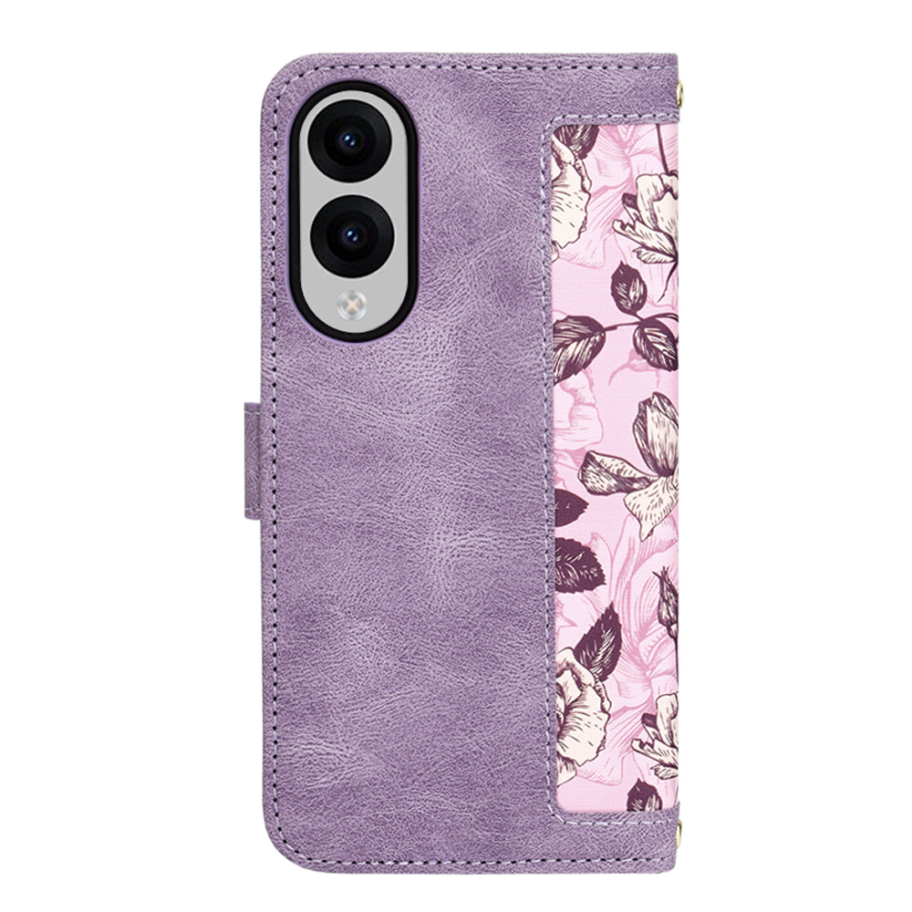 Funda para Samsung Galaxy S25 Edge S937, Techsuit, FlipCraft, Morado