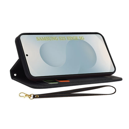 Funda para Samsung Galaxy S25 Edge S937, Techsuit, FlipCraft, Negra
