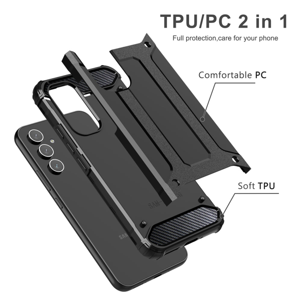 Funda para Samsung Galaxy S25 Edge S937, Techsuit, Hybrid Armor, Negra
