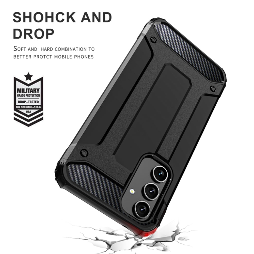 Funda para Samsung Galaxy S25 Edge S937, Techsuit, Hybrid Armor, Negra