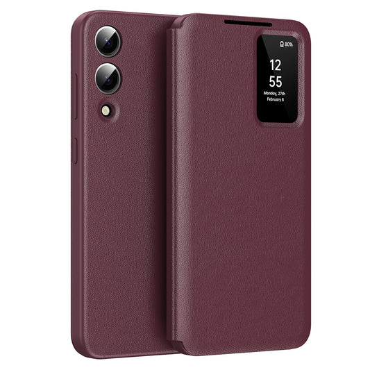 Funda para Samsung Galaxy S25 Edge S937, Techsuit, SmartView, Roja
