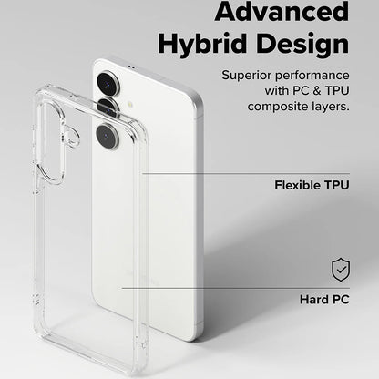 Funda para Samsung Galaxy S25 FE, Ringke, Fusion, Transparente Mate