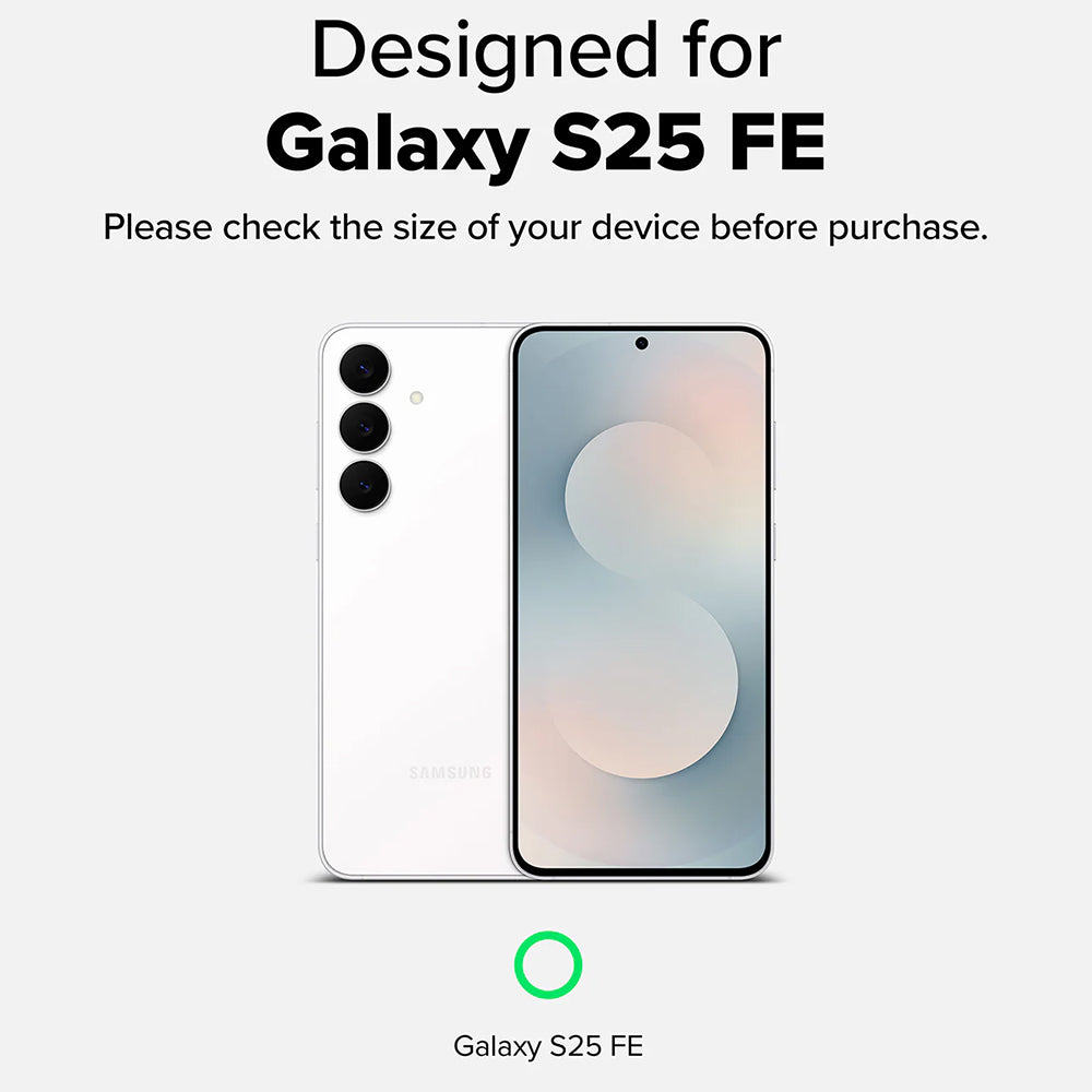 Case for Samsung Galaxy S25 FE, Ringke, Onyx, Black
