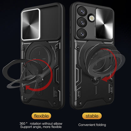 Funda para Samsung Galaxy S25 FE, Techsuit, CamGuard Pro, Azul