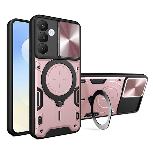 Funda para Samsung Galaxy S25 FE, Techsuit, CamGuard Pro, Rosa