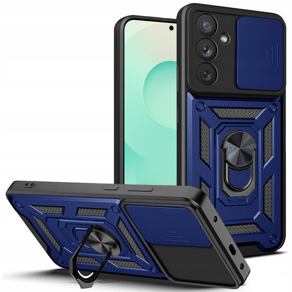 Funda para Samsung Galaxy S25 FE, Techsuit, CamShield, Azul