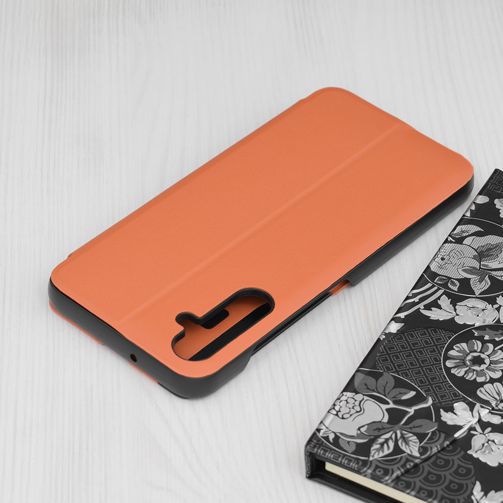 Funda para Samsung Galaxy S25 FE, Techsuit, eFold, Naranja