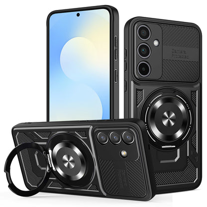 Funda para Samsung Galaxy S25 FE, Techsuit, RuggedCam, Negra
